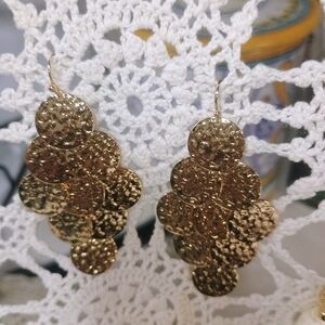 Elegant Gold Dangle Earrings